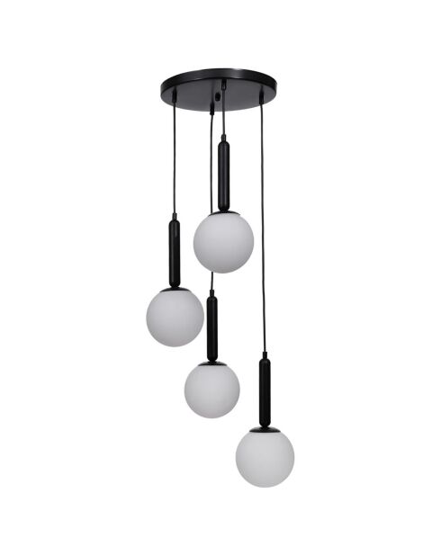 Lustre 9057 blanc/noir - 65x6x3 cm