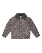 Veste en Jean Léopard gris foncé
