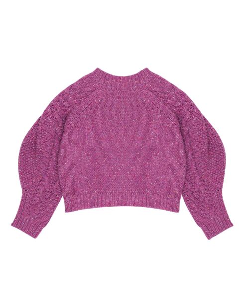 Maglione Tirso hortencia in misto lana riciclata