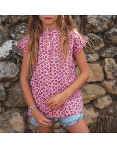 Blouse Marni Léopard rose