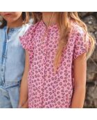 Blouse Marni Léopard rose