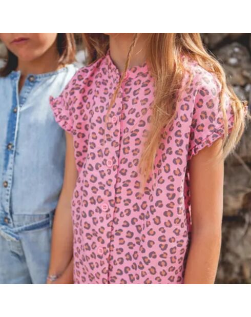 Blouse Marni Léopard rose