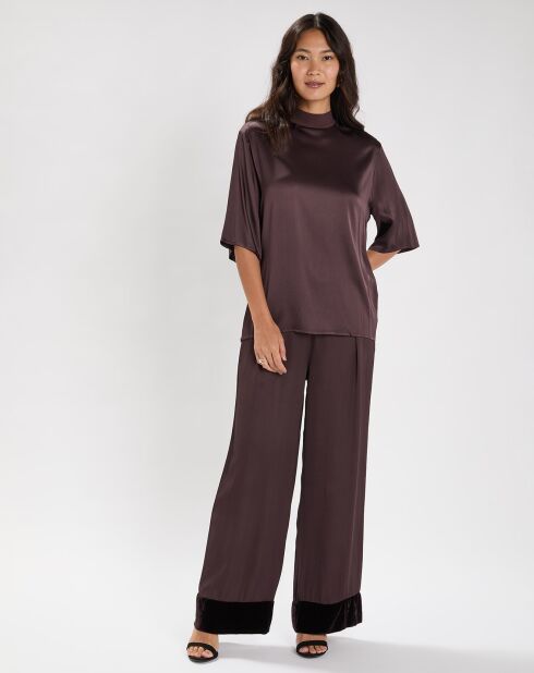 Blouse Mattie raisin