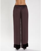 Pantalon Shadow raisin