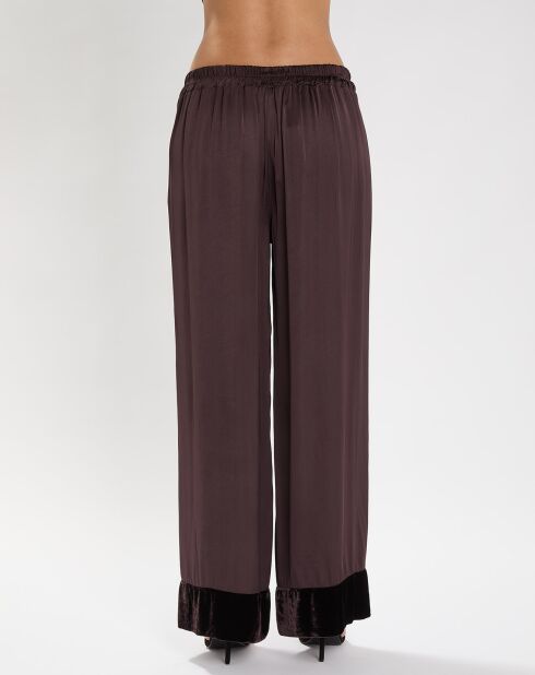 Pantalon Shadow raisin