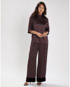 Pantalon Shadow raisin