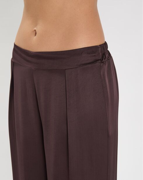 Pantalon Shadow raisin