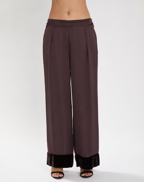 Pantalon Shadow raisin