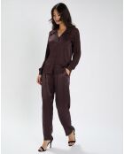 Chemise Vega raisin