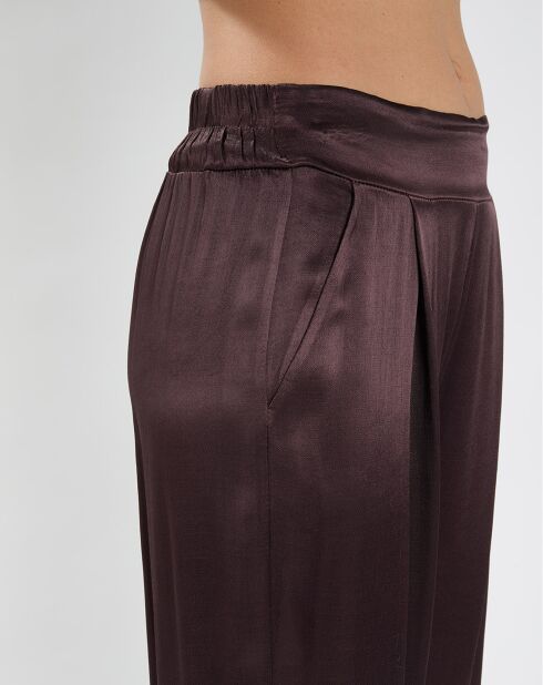 Pantalon Olga raisin