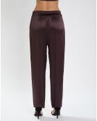 Pantalon Olga raisin