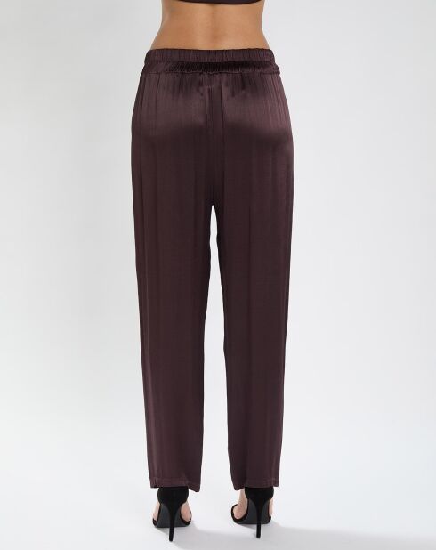 Pantalon Olga raisin