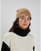 Bonnet en Laine & Cachemire Slow ocre