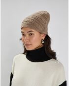 Bonnet en Laine & Cachemire Slow camel