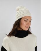 Bonnet en Laine & Cachemire Slow crème
