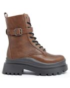 Boots Maia marron- Talon 5 cm