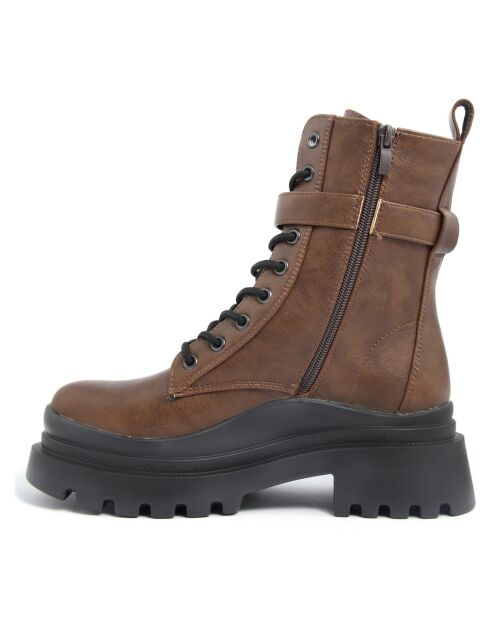 Boots Maia marron- Talon 5 cm