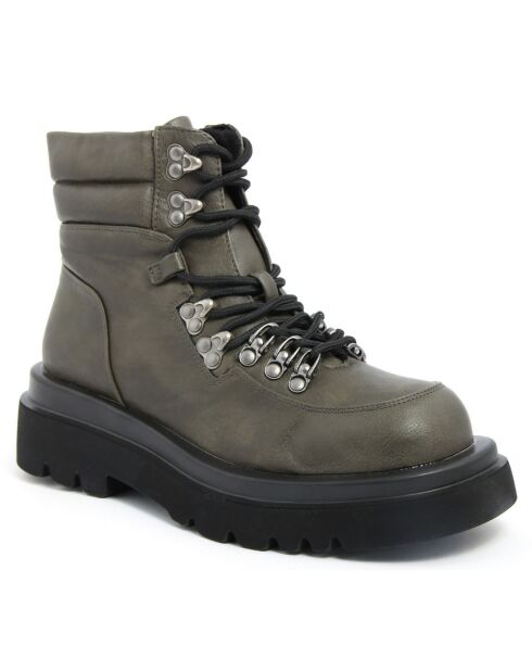 Boots Capucine kaki  - Talon 5 cm