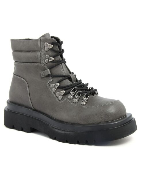 Boots Capucine grises - Talon 5 cm