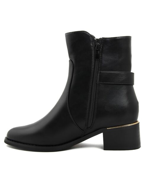 Bottines à talon Manon noires