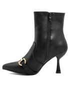 Bottines à talon Gabrielle noires - Talon 5 cm