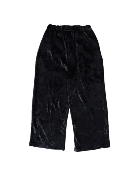 Pantaloni in velluto blu notte