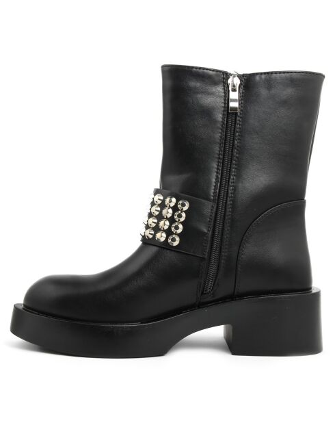 Boots Alix noires - Talon 5 cm