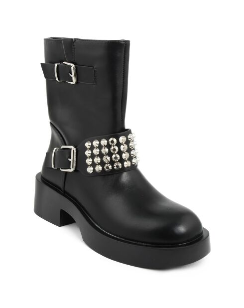 Boots Alix noires - Talon 5 cm