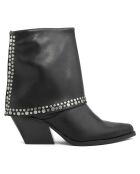 Bottines à talon Shirane noires - Talon 7 cm
