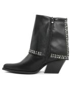 Bottines à talon Shirane noires - Talon 7 cm