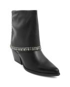 Bottines à talon Shirane noires - Talon 7 cm