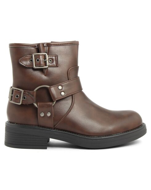 Boots Anaïs marron