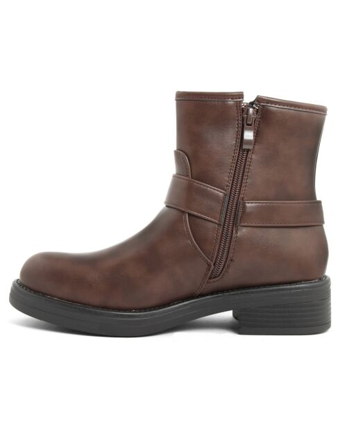 Boots Anaïs marron