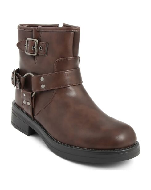 Boots Anaïs marron