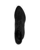 Bottines à talon en Velours de Cuir April noires - Talon 8.5 cm