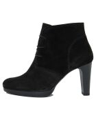 Bottines à talon en Velours de Cuir April noires - Talon 8.5 cm