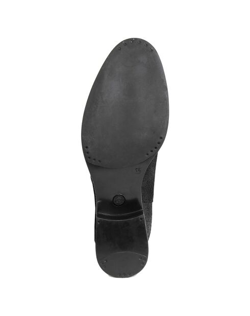 Boots en Cuir Ella noires