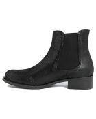 Boots en Cuir Ella noires