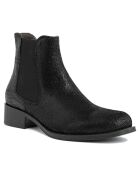 Boots en Cuir Ella noires