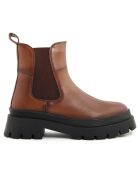 Boots en Cuir Olivia cognac
