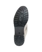 Boots en Cuir Pia  grises