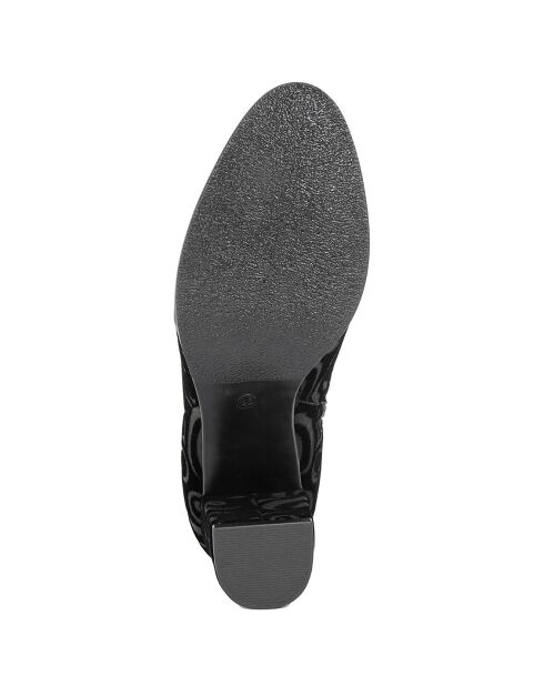 Boots Clarisse noires - Talon 8 cm