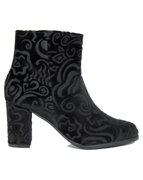 Boots Clarisse noires - Talon 8 cm