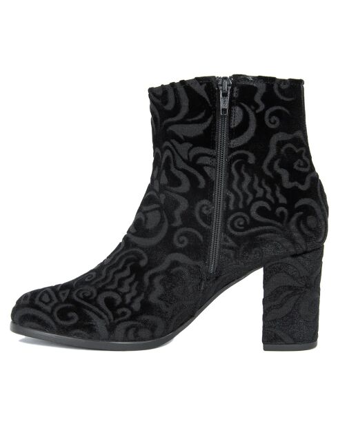 Boots Clarisse noires - Talon 8 cm