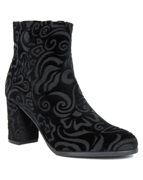 Boots Clarisse noires - Talon 8 cm