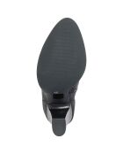 Bottines à talon en Cuir Johanna noires - Talon 9 cm