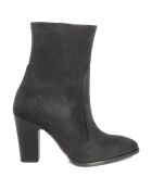 Bottines à talon en Cuir Johanna noires - Talon 9 cm