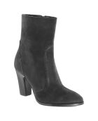 Bottines à talon en Cuir Johanna noires - Talon 9 cm