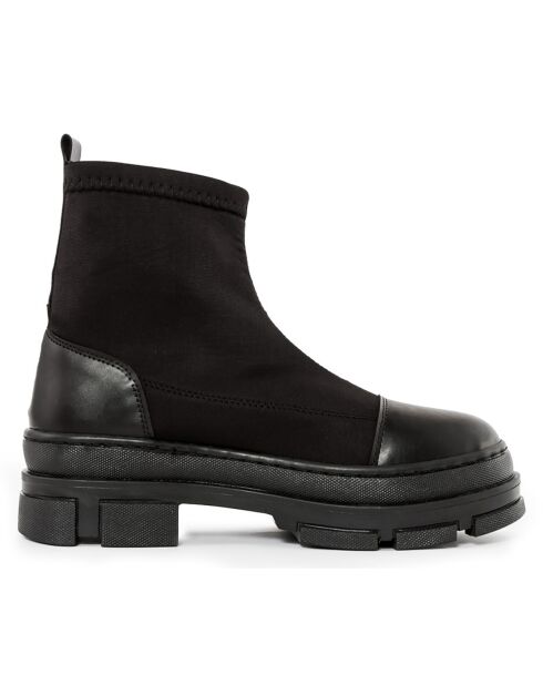 Boots Mahaut noires - Talon 5 cm