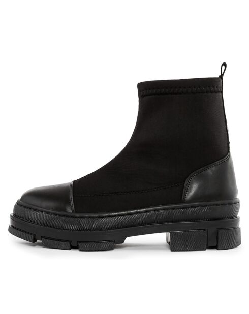 Boots Mahaut noires - Talon 5 cm